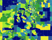 Color Pallets - Blues, Greens, & Yellows