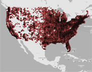 Point Map - Political Donors