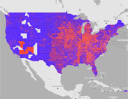 Polygon Simple - Census Counties